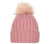 Gorro con forro de borreguito Geneva para mujer de Mountain Warehouse One Size rosa pálido