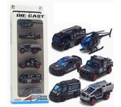 Juguete de coche de aleación de 6 piezas, vehículo de ingeniería militar, juego de juguetes modelo de coche Decoración de aleación de 6 piezas Helicóptero exquisito único para fiesta para niños Size:6-7cm,6Pcs negro