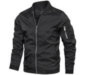 Chaqueta de moda de otoño para hombre, cazadora informal de negocios, ropa de calle, abrigos para hombre, cazadora sencilla, abrigo de estilo británico M rojo