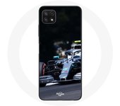 Coque pour Samsung Galaxy A22 5G Formule 1 Valtteri Bottas Pilote automobile F1 Noir