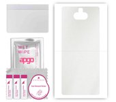 apgo Protective Skin Sticker for the back compatible with Sony Xperia 10, Wrap Film, Foil, Vinyl - Pattern Matte Transparent