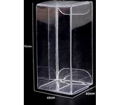 10 piezas de caja de exhibición de protección de modelo de juguete de coche transparente soporte de almacenamiento de PVC transparente 10PCS