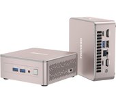 GEEKOM A5 Mini PC AMD Ryzen 7 5825U 8 subprocesos a 16 GB SSD AMD Radeon Vega 8 Tarjeta Windows 11 Pro LAN 4 Núcleos de PC pequeños de potencia de pantalla simultánea/16 (arriba color rosa