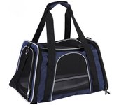 Bolsa para gatos de gran capacidad, portátil, transpirable, para coche, plegable, mochila multifuncional para mascotas S 45*30*30cm