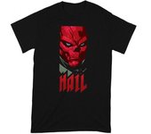 Marvel Avengers - Camiseta unisex para adulto, diseño de calavera roja L rojo/negro