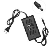 Cargador de batería para bicicleta eléctrica 36V negro