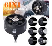 Boquilla de limpieza de automóviles 6 en 1 Accesorios de limpieza general de vehículos de alta presión multiusos Pistola de agua y lanza de espuma de nieve
