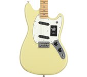 Guitarra eléctrica Fender Fender Player II Maple Hialeah Yellow con estuche blando Mustang®, diapasón,