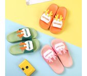 Zapatillas altas para padres e hijos para niños, zapatillas de verano para el hogar, ocio, arrastrando zapatillas grandes para niños 15.5