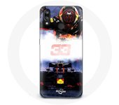 Coque pour Huawei P20 Lite Formule 1 Max Verstappen Pilote de F1 noir rouge et jaune