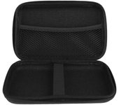Estuche para disco duro de 2,5/3,5 pulgadas, portátil, con cremallera, para disco duro externo USB, SSD, disco U y auriculares.