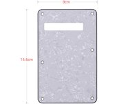 Reemplazo de la cubierta trasera del trémolo de la guitarra de la placa posterior de la guitarra de 3 capas para la guitarra eléctrica ST