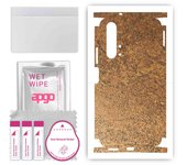 apgo Protective Skin Sticker for the back+sides compatible with Honor 20 Pro, Full Wrap Film, Foil, Vinyl - Pattern Rusty Copper