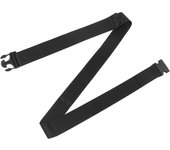 Cinturón de estiramiento portátil y ligero de poliéster para ejercicios de piernas y hombros con hebilla para fitness.