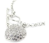 Les Trésors De Lily [I4246] - Bracelet argent 'Love Divine' blanc blanco