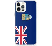 Coque Télephone Drapeau Sainte-Hélène, Ascension et Tristan da Cunha - iPhone 12 Pro Max