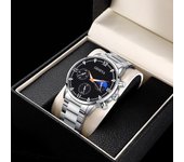GENEVA Relojes de pulsera de cuarzo de alta gama para hombre, relojes casuales de moda para hombre, reloj de regalo de lujo para marido, familia y amigos