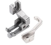 2 piezas de prensatelas con cortador de costura alta y baja, accesorios para máquina de coser sincrónica 18(0,3 cm)