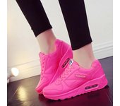Zapatillas de deporte gruesas para mujer, zapatos vulcanizados con plataforma y cordones, zapatos planos de moda para mujer, zapatillas de mujer, tenis de mujer 34