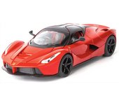 1:Coche modelo de juguete RAFA a escala 22, coche de aleación de zinc con sonido y luz y puerta de carrocería abierta, coche de juguete para niños, regalo para niños y niñas 1/22-21x9.5x5cm rojo
