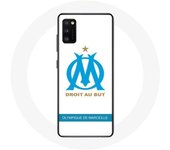 Coque pour Oppo A16 Olympique de Marseille Logo Fond Blanc
