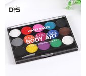 Artista lavable cara cuerpo acuarela pintura pigmento sólido herramienta de maquillaje