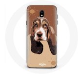 Coque pour samsung galaxy S4 Basset Hound chien visage