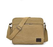 Bolso bandolera de lona para hombre, bolso de mano de alta calidad, bolso cruzado multifunción, Bolsa informal con asa superior, bolsos de hombro para hombre azul