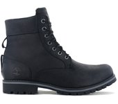 TIMBERLAND Premium Rugged WP 6 inch Waterproof Boot - Herren Winter Stiefel Leder Schwarz TB0A2KTV ORIGINAL EU 45 US 11 negro
