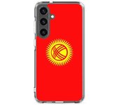 Coque Téléphone - Samsung - Galaxy S22 Plus - Drapeau Kirghizistan - Souple - Multicolore