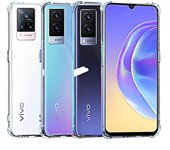 Para VIVO V21 V21E 5G funda trasera suave de silicona antideslizante Y72 Y52 5G Y51 Y31 Y70 Y30 Y50 V21 PRO SE Fundas protectoras a prueba de golpes For vivo V21 puro