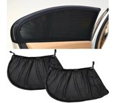 Cortinas parasol universales para coche, parasoles laterales para SUV, protección, repelente de mosquitos, mosquitera, accesorios para coche