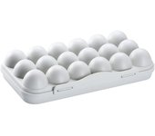 Caja para almacenar huevos portátil de 12 rejillas, organizador para refrigerador, soporte para huevos de cocina, bandeja para nevera, caja para huevos, utensilio de cocina 12 color rosa