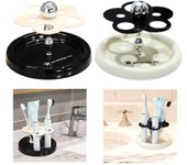Soporte para cepillos de dientes, organizador de cepillos de dientes eléctricos para baño, soporte para cepillos de dientes eléctricos, estante de almacenamiento para brochas de maquillaje para baño
