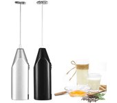 Minibatidora eléctrica para hacer espuma, batidora de café inalámbrica, batidora de huevos manual, batidora de capuchino, herramientas para batir cocina púrpura
