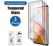 3 piezas de vidrio templado para Xiaomi Redmi Note 13 12 Pro 11 13C 10C 12C 9C 9 14C A3 A2 Poco X6 X5 Pro 5G M6 M5S X3 F5 Protector de pantalla de vidrio protector Redmi Note 12 Pro 5G negro