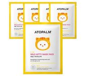 Atopam Wild Kitty Mask Pack 15g, 1 pack, 5 packs, a popular character in Korea