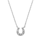 Collar Vendome K10 Oro blanco Diamante Herradura GJBN012040DI [Oficial] [VIH Aoyama] 0.02ct