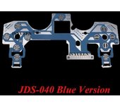 JDS-040 Bleu Circuit Imprimé AvEC Boutons de Remplacement, Pour Contrôleur PS4 Dualshock 4 Pro Slim, Film Con