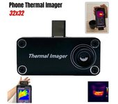 Cámara termográfica para teléfono móvil 32x32 Interfaz tipo C de alta resolución Herramienta de medición de temperatura Cámara de imagen térmica para teléfono Android Type-C Android interface