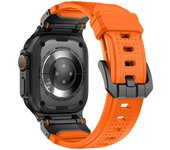 Para Apple Watch 10 46 mm Ultra 2 49 mm 9 8 7 45 mm SE (2023) (2022) Correa de reloj de silicona líquida de 6, 5, 4, 44 mm, 3, 2, 1, 42 mm