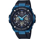 Casio Reloj redondo G-SHOCK GST-W300G-1A2JF [G-SHOCK G-STEEL Radio Wave Solar de tamaño mediano] de resina azul marino