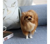 Accesorios de juguete para coche, fotografía de Pomerania, decoración para el hogar, regalo para perros