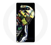 Coque pour Samsung Galaxy Note 9 Valentino Rossi Numéro 46 Pilote de vitesse moto