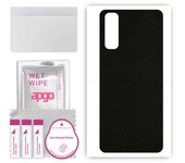 apgo Protective Skin Sticker for the back compatible with vivo Y70s, Wrap Film, Foil, Vinyl - Pattern Matrix