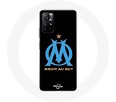 Coque pour Xiaomi Redmi Note 11s 5G Logo Olympique de Marseille Fond Noir