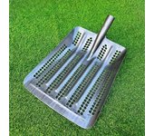 1 pala tamizadora de tierra, una pala multifuncional hecha de acero al manganeso, herramienta para jardinería y agricultura. 1PC
