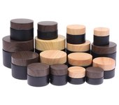 Frascos vacíos de vidrio esmerilado para crema, envases para cosméticos con tapa, de 5 a 100 g, para maquillaje, de viaje A9