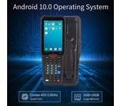 Terminal móvil PDA del escáner del código de barras 1D de Android 10.0 con el motor de exploración de Honeywell 5703 US-1