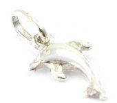 Les Trésors De Lily [F9164] - Colgante de Plata 'Dolphin' plata